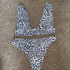 Allover bikini set